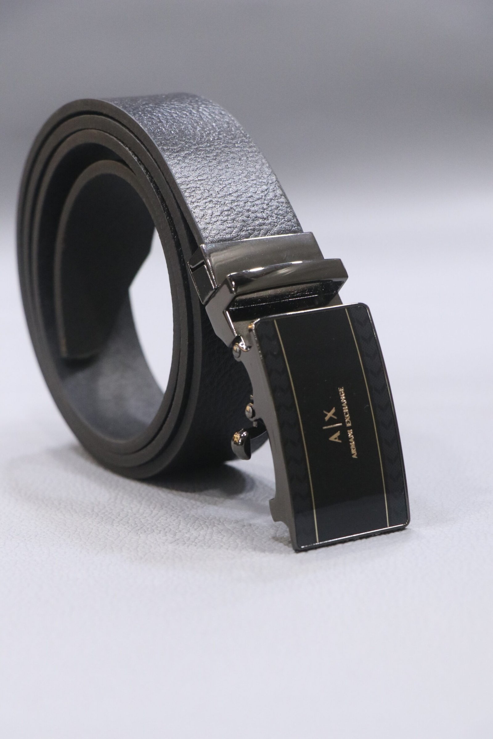 Autolock leather belt